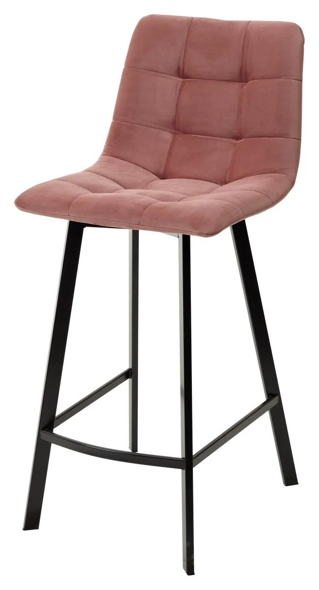Полубарный стул CHILLI-QB SQUARE, #15 Розовый