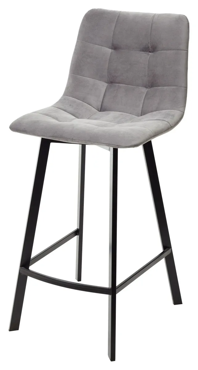 Полубарный стул CHILLI-QB SQUARE, #26 Cветло-серый